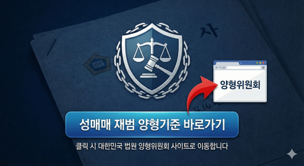 성매매 재범 양형기준 확인하기