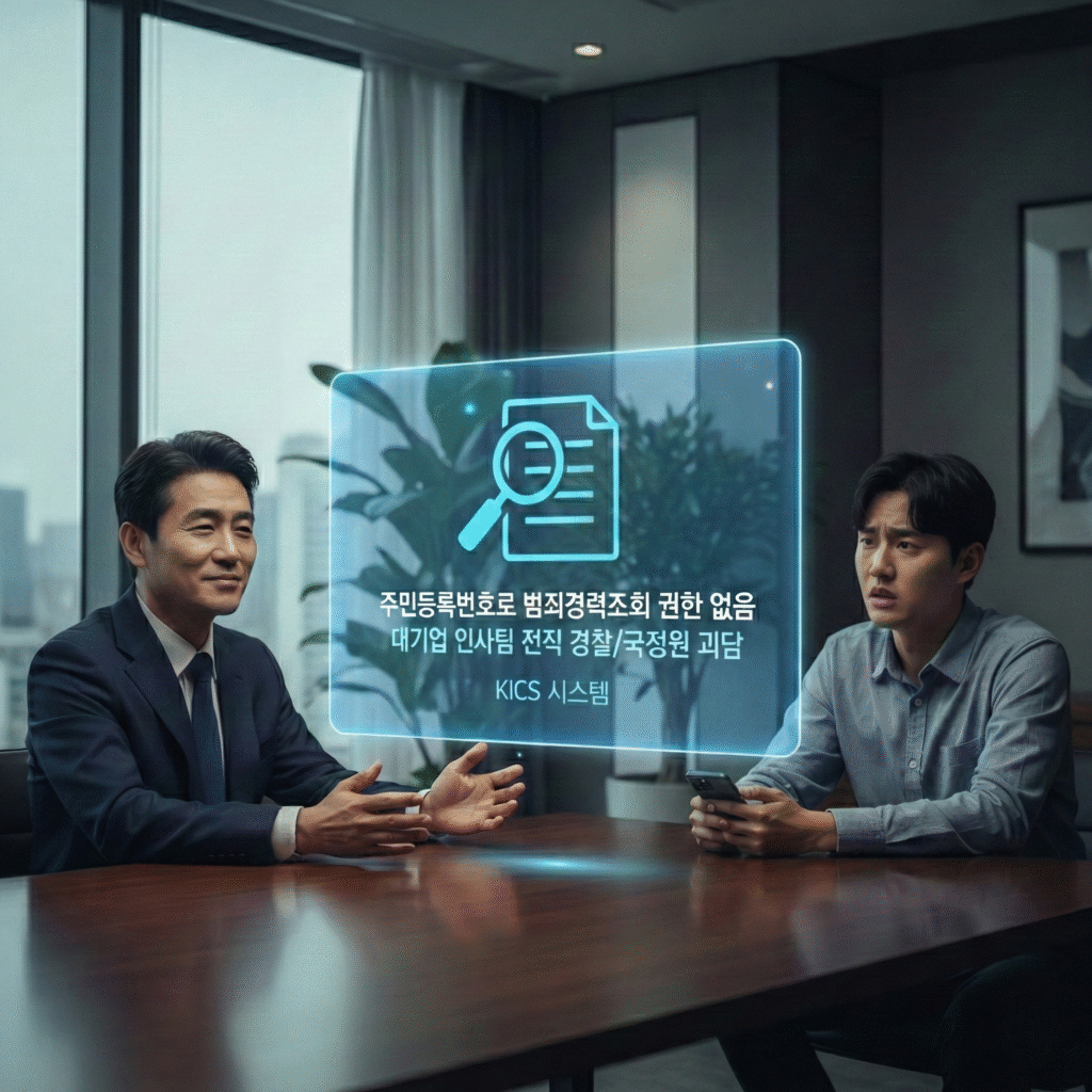 사기업 신원조회